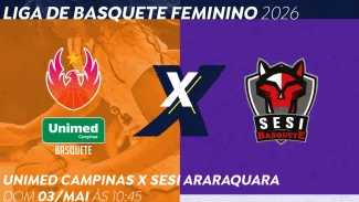TV Brasil transmite Unimed Campinas e Sesi Araraquara neste domingo