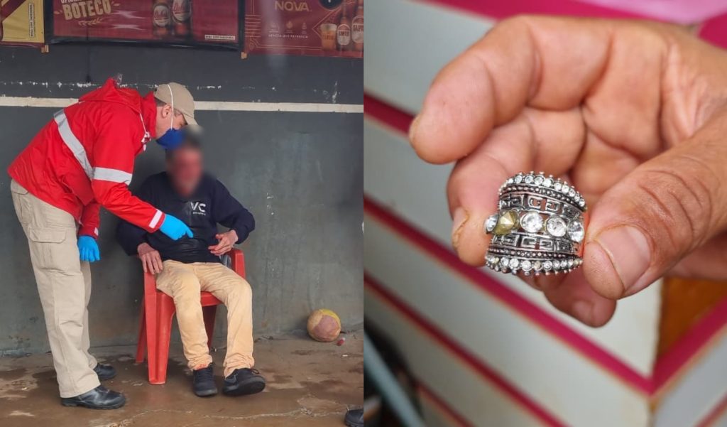 Mulher usa anel para agredir companheiro no Bairro Melissa em Cascavel Mulher usa anel para agredir companheiro no Bairro Melissa em Cascavel