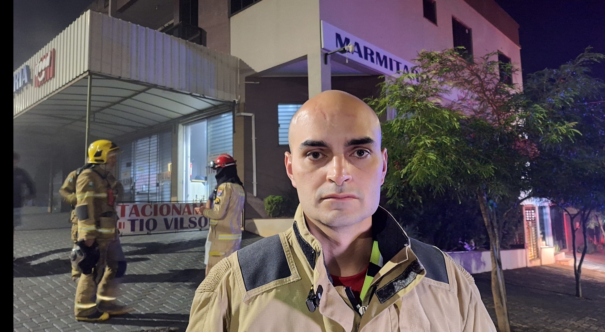 Tenente Cícero Viana explica incêndio causado por fritadeira em Cascavel