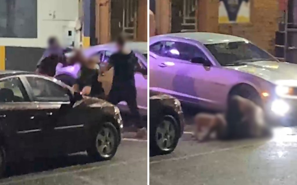 Morena desce do carro para ‘defender’ homem, e briga com loira se transforma em barraco no Centro