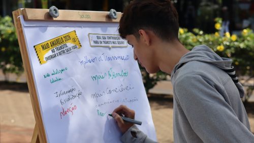 Transitar inicia campanha “Maio Amarelo” e amplia ações de educação no trânsito