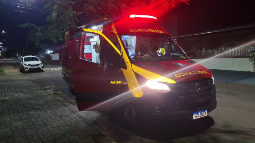 Bebê de 7 meses é atendido após queda de cama em Cascavel