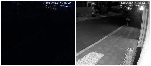 Câmeras do Tropical flagraram o momento em que as luzes se apagam e voltam várias vezes!