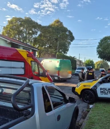 Imagem referente a Homem armado com faca avança contra policiais e é baleado duas vezes no peito