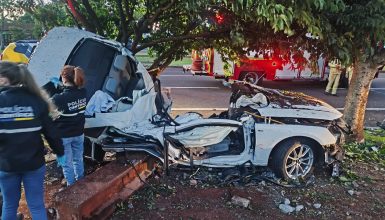 Imagem referente a Polícia Civil investiga acidente que matou casal em Cascavel e diz que nenhuma hipótese foi descartada