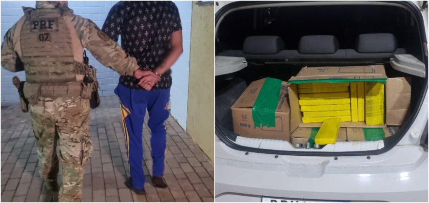 Homem é preso com 200 kg de maconha na BR-277 em Catanduvas