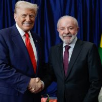 Imagem referente a Comércio e crime organizado serão temas da reunião entre Lula e Trump