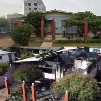 Imagem referente a Galeria: veja como era e como ficou casa que virou carvão após incêndio