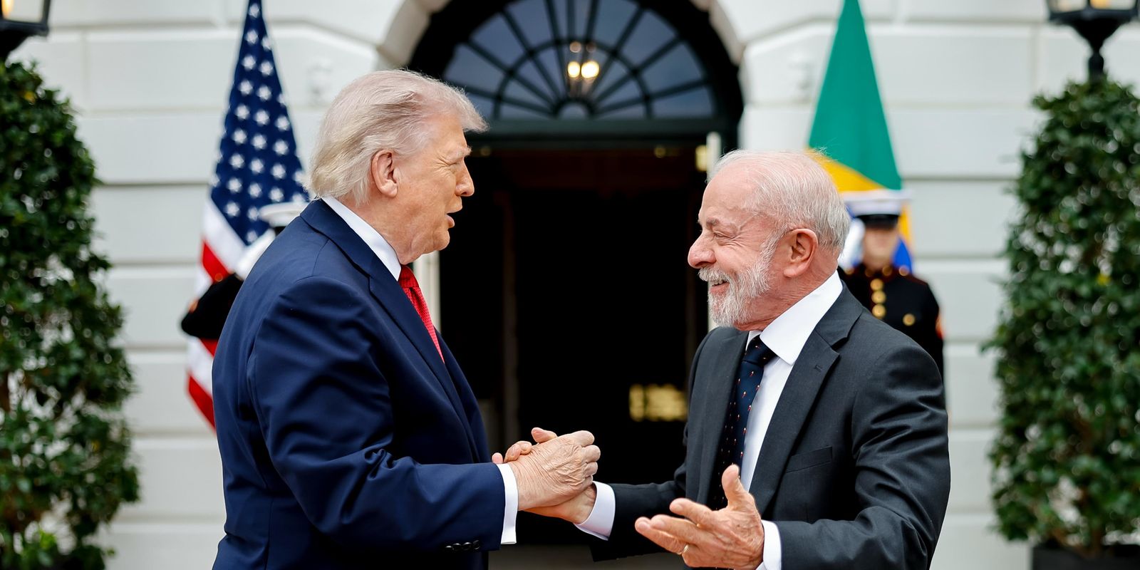 Lula deixa a Casa Branca após reunião com Trump Imagem referente a Lula deixa a Casa Branca após reunião com Trump