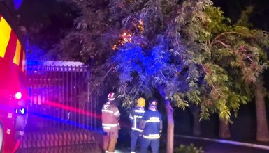 Imagem referente a Incêndio em rede elétrica mobiliza bombeiros e deixa moradores em alerta no Bairro Canadá