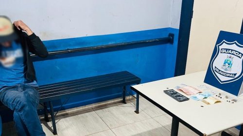 GTA da Guarda Municipal detém suspeito de tráfico na Praça da Bíblia