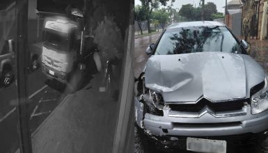 Imagem referente a Vídeo mostra VW Amarok na contramão e dono pede ajuda para encontrar veículo que provocou acidente