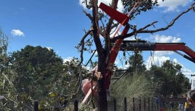 Imagem referente a Helicóptero da dupla Henrique e Juliano cai no Tocantins
