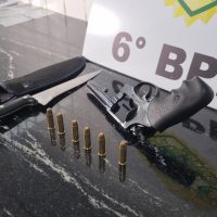 Imagem referente a Homem é detido após denúncia de agressão e porte de arma em Santa Tereza do Oeste