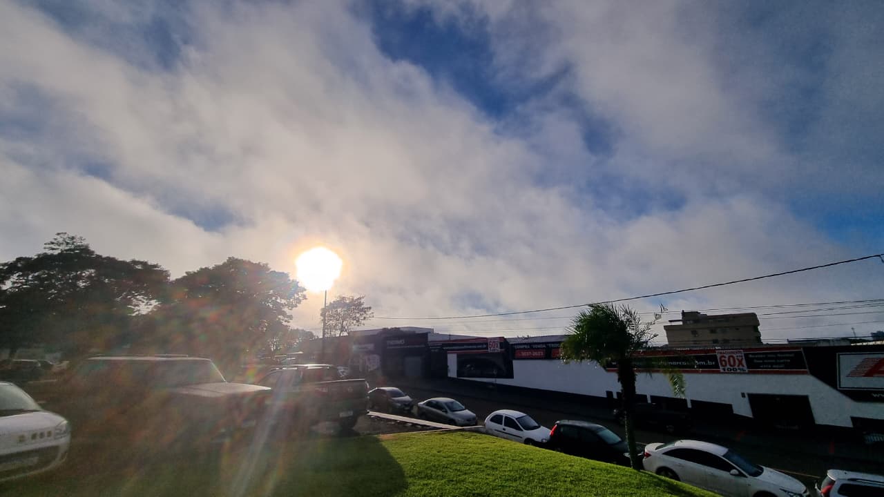 Imagem referente a Com 3,3ºC Cascavel tem amanhecer gelado neste Dia das Mães