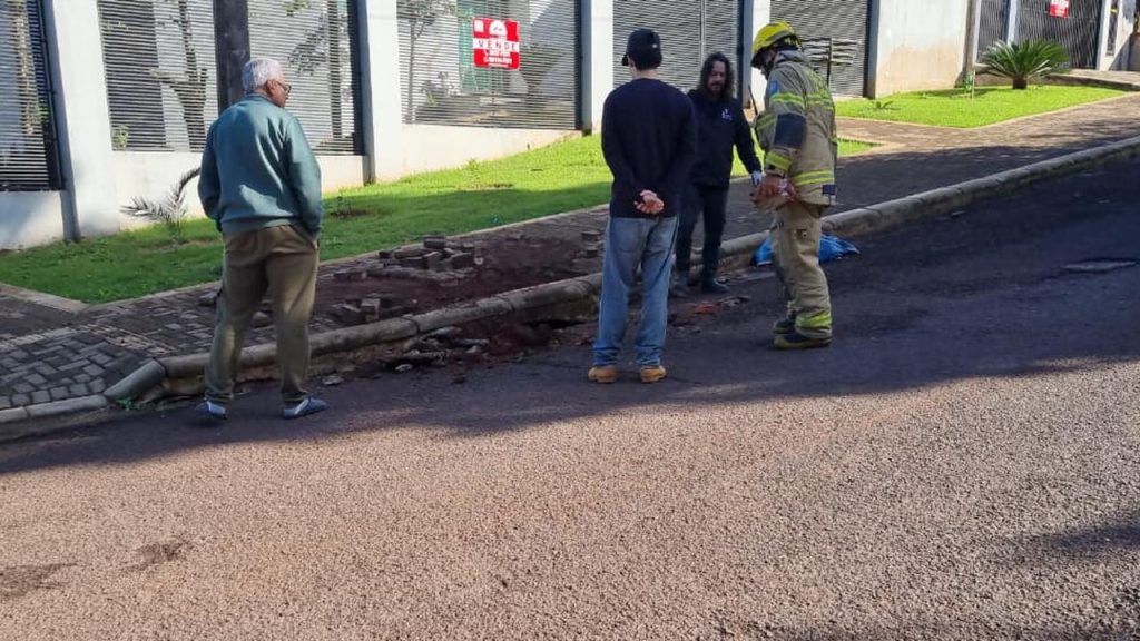Pinscher cai em bueiro e Bombeiros são acionados na Rua Castro Alves