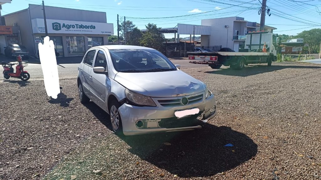 Motociclista sem CNH fica ferido após acidente no Bairro Brasília