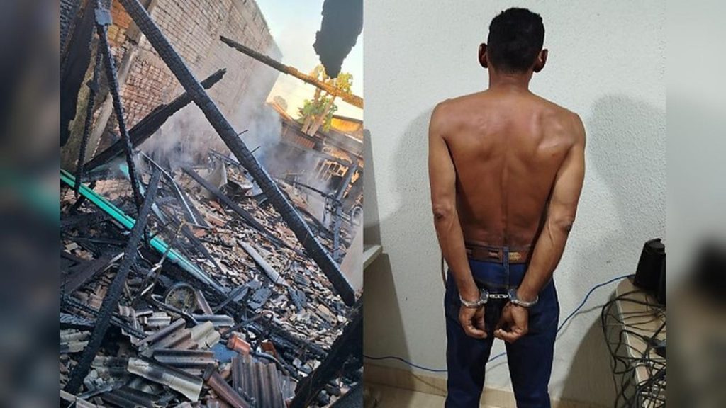 “Você vai morrer queimada”: homem incendeia casa da ex enquanto ela dormia e acaba preso