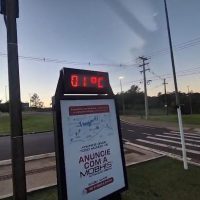 Imagem referente a Termômetro no Lago Municipal registra temperatura de 1°C