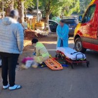 Imagem referente a Garotinha de nove anos fratura a perna em acidente no Periolo