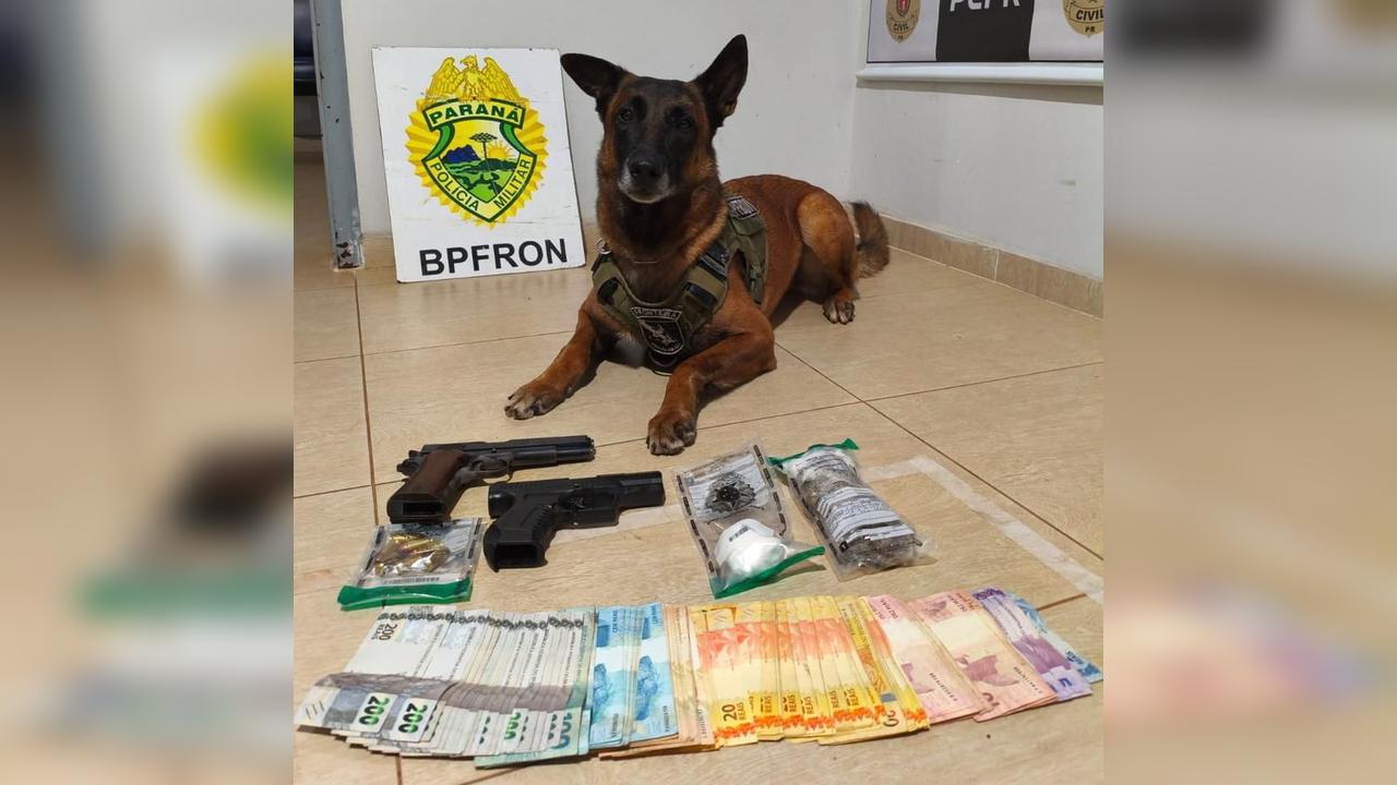 BPFRON apreende drogas, arma e munições durante abordagem em Marechal Rondon BPFRON apreende drogas, arma e munições durante abordagem em Marechal Rondon