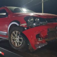 Imagem referente a Veículo roubado é recuperado pela PM em Santa Felicidade