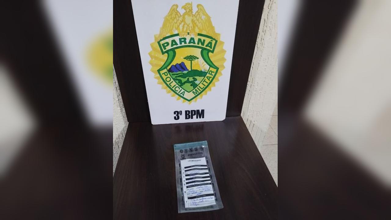 Polícia Militar apreende cocaína durante patrulhamento no Bairro Alvorada
