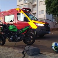 Imagem referente a Problema na corrente faz jovem cair de moto a caminho do trabalho no São Cristóvão