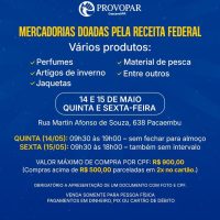 Imagem referente a Bazar beneficente do Provopar reúne produtos com preços reduzidos em Cascavel