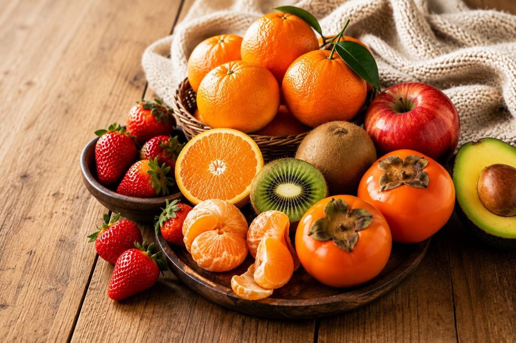 Frutas de inverno ajudam a fortalecer a imunidade e proteger a saúde nos dias frios