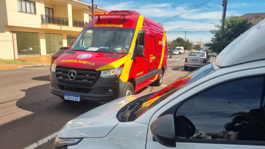 Acidente de trânsito no Coqueiral deixa motociclista ferido