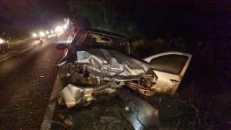 Gestante perde o bebê após grave colisão frontal em Cascavel