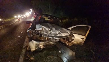 Imagem referente a Gestante perde o bebê após grave colisão frontal em Cascavel