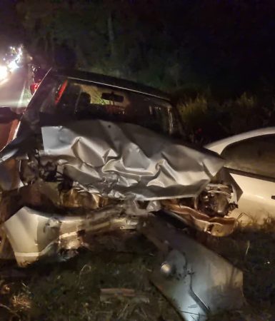 Imagem referente a Gestante perde o bebê após grave colisão frontal em Cascavel