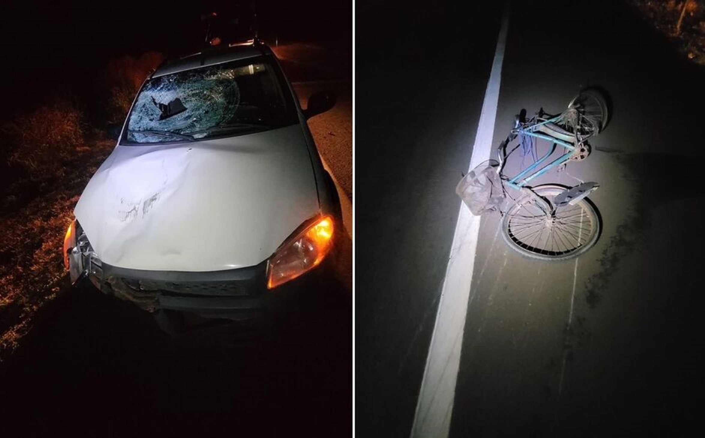 Idoso morre atropelado por caminhonete enquanto voltava do trabalho de bicicleta