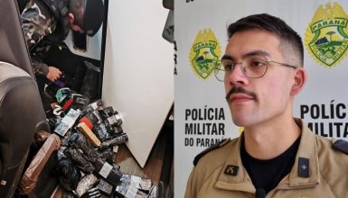 Imagem referente a Tenente da PM detalha apreensão milionária em banheiro de ônibus em Cascavel