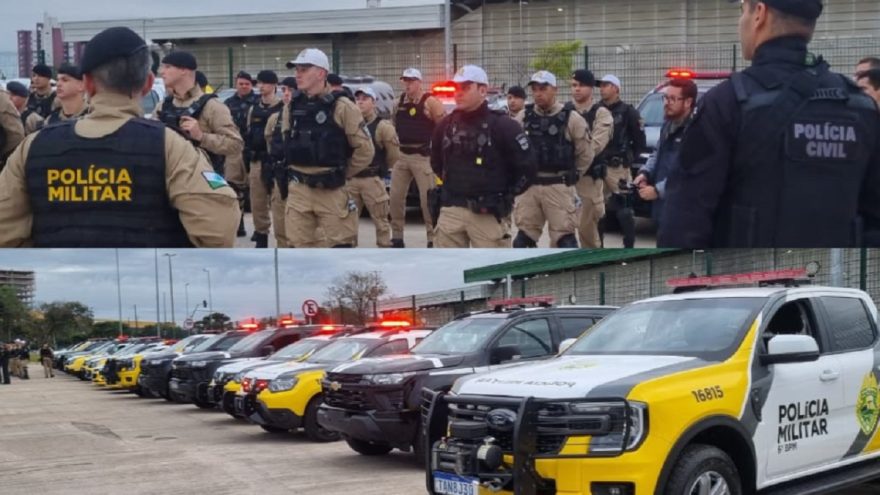 Sinergia 3: Lançamento de nova fase da operação contra o crime reúne dezenas de viaturas e policiais
