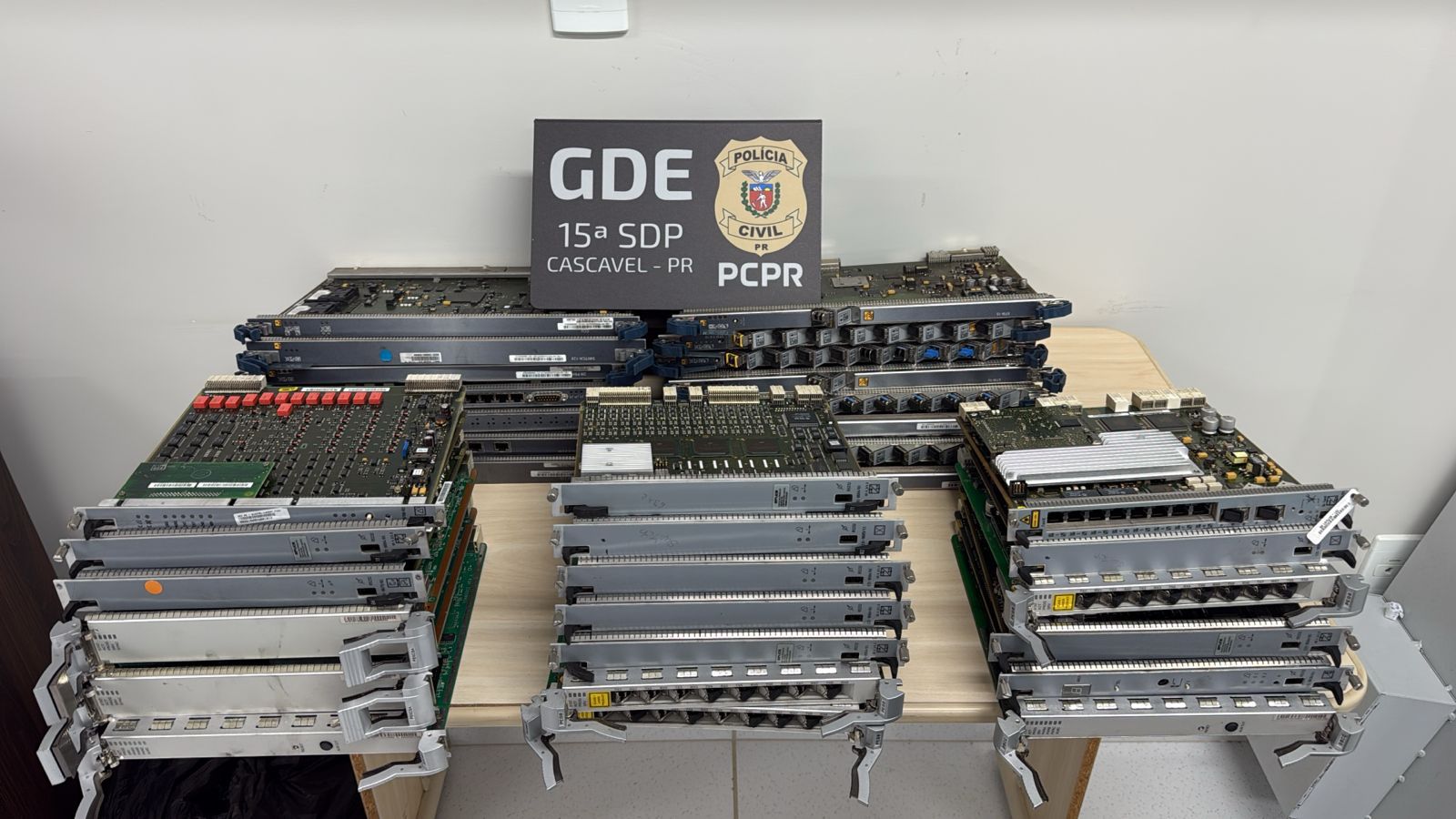 Furto de equipamentos gerou prejuízo de cerca de R$ 90 mil para empresa de telecomunicações Furto de equipamentos gerou prejuízo de cerca de R$ 90 mil para empresa de telecomunicações