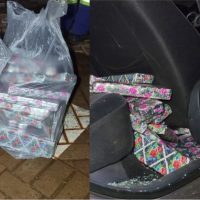 Imagem referente a Carro carregado com maconha é abandonado na BR-277 em Céu Azul