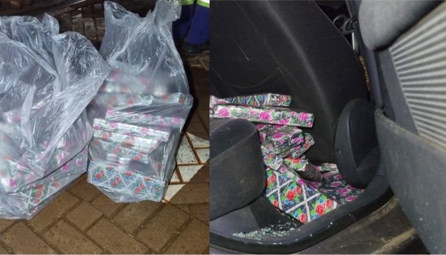 Carro carregado com maconha é abandonado na BR-277 em Céu Azul
