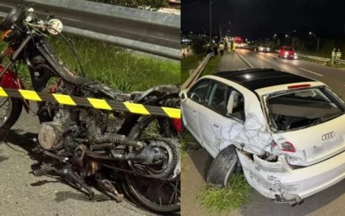 “Peço perdão à família”, diz motorista de Audi envolvido em suposto racha fatal na BR-277 Imagem referente a “Peço perdão à família”, diz motorista de Audi envolvido em suposto racha fatal na BR-277
