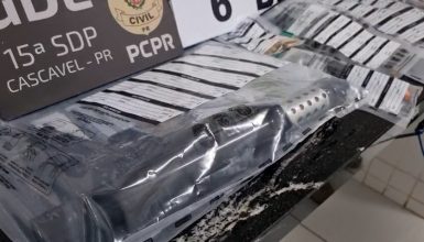 Imagem referente a Operação Elo Forte apreende submetralhadora e drogas em Cascavel