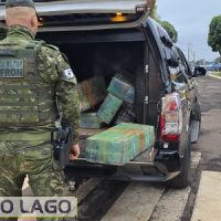 Imagem referente a Polícia encontra droga em residência vazia e apreendem quase uma tonelada de maconha no interior de Santa Helena