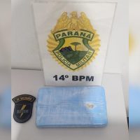 Imagem referente a PM apreende mais de 1 kg de cocaína escondido em banheiro de ônibus em Foz do Iguaçu