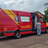Imagem referente a Homem de 43 anos sofre corte no joelho com motosserra no Cascavel Velho