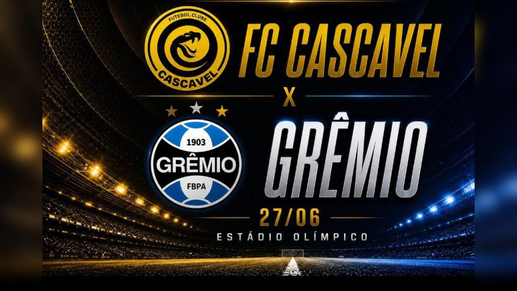 FC Cascavel x Grêmio: alta procura muda venda de ingressos para outra plataforma; veja onde comprar! FC Cascavel x Grêmio: alta procura muda venda de ingressos para outra plataforma; veja onde comprar!