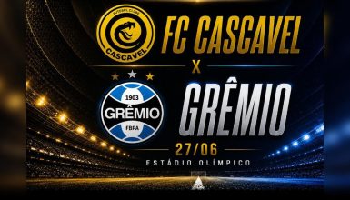 Imagem referente a FC Cascavel x Grêmio: alta procura muda venda de ingressos para outra plataforma; veja onde comprar!