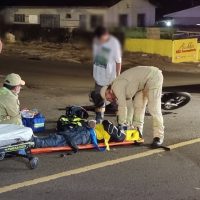 Motociclista fica ferido após acidente na Rua Jacarezinho Imagem referente a Motociclista fica ferido após acidente na Rua Jacarezinho