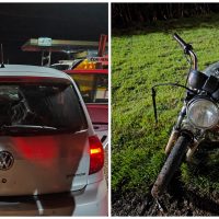 Motociclista fica ferido colisão traseira na PR-491, em Marechal Rondon Imagem referente a Motociclista fica ferido colisão traseira na PR-491, em Marechal Rondon