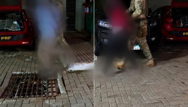 Imagem referente a Casal de Curitiba é preso com droga em carro alugado próximo a Cascavel na BR-277